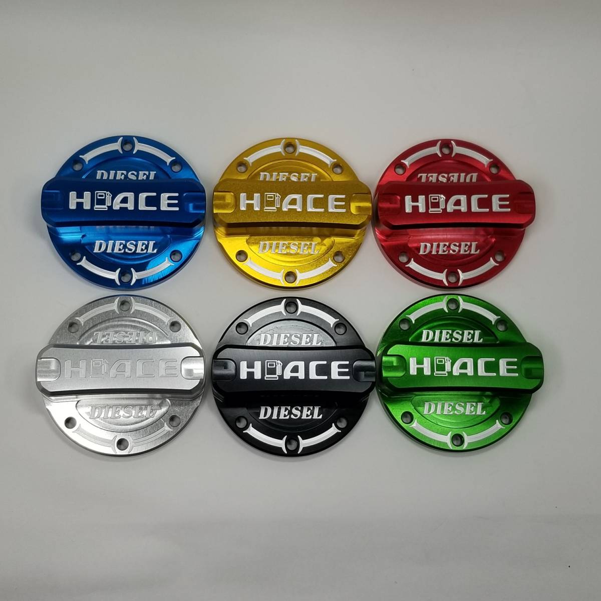 ディーゼル用特殊ロゴ》1円スタート【アルミ削り出し】☆ハイエース