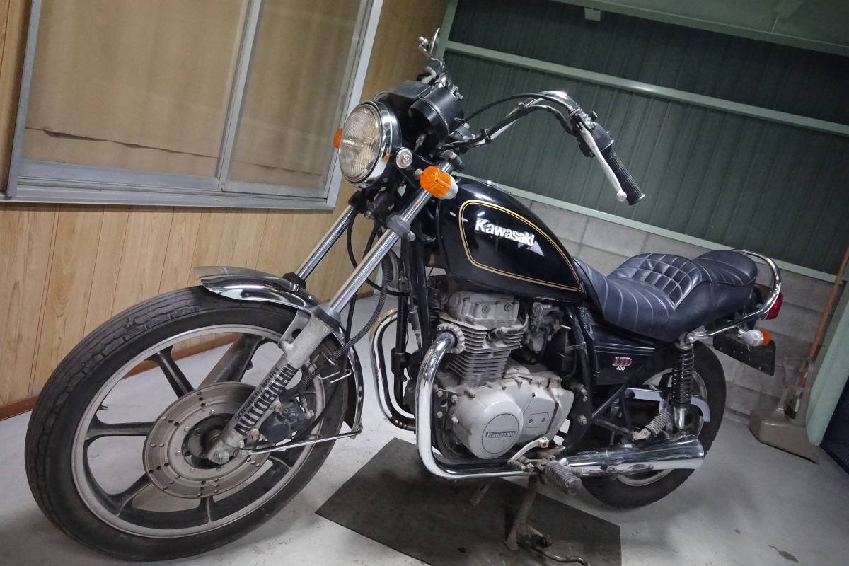 Z400LTD（KZ400H）部品取りには惜しい部品取り車！ 香川高松（大阪枚方・愛媛今治）S1404221_画像4