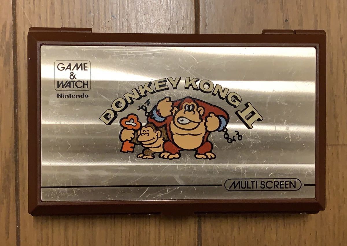 Nintendo 任天堂 GAME&WATCH ゲームウォッチ DONKEY KONG ドンキーコング 2 JR-55 ジャンク_画像1