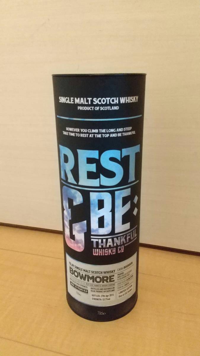  bow moa 25 year 1990 rest & Be thank full fox fitsujelarudo53.7 times 700ml REST&BE: THANKFUL BOWMORE 25years not yet . plug 