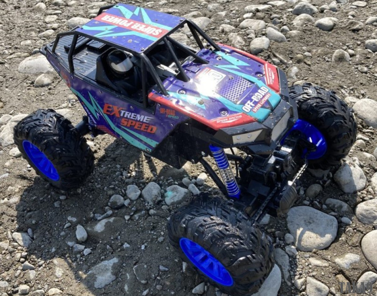 ラジコンカー オフロード モンスタートラック 4WD 1/8スケール 大型 子供/大人向け RCカー 操作時間80分 2.4GHz リモコンカー 安定性 防振