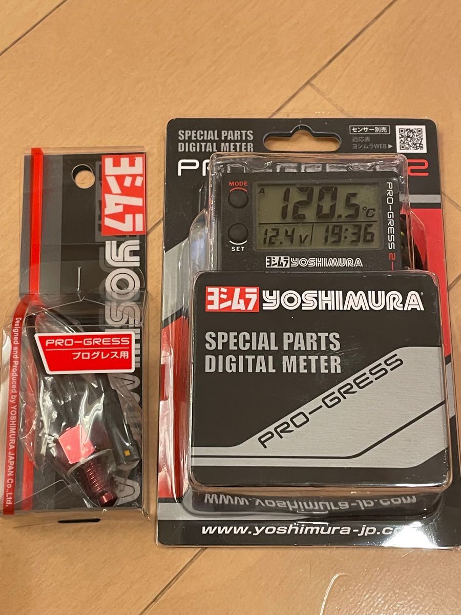 新品 CBX400F CBX550F CBR400F ヨシムラ 油温計 デジタルマルチ