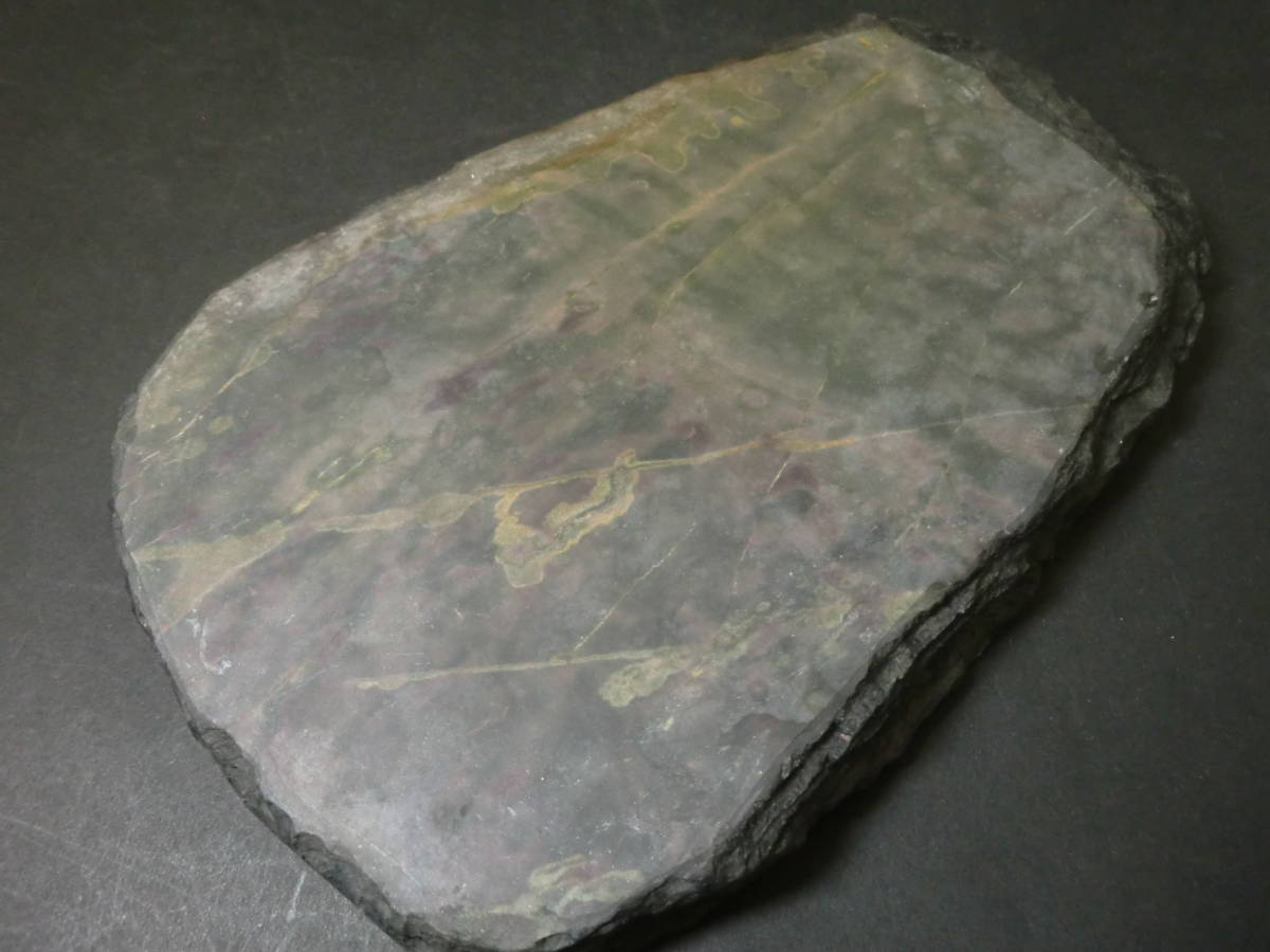 老坑】中国端渓硯 氷裂紋 金線 天青 彫刻 硯本体約20cm×14cm×2.5cm
