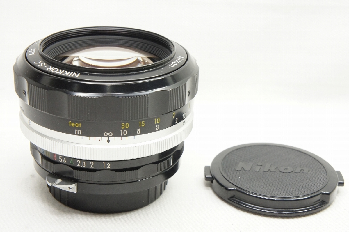 【アルプスカメラ】美品 Nikon ニコン Nikkor-S.C Auto 55mm F1.2 非Ai MF 単焦点レンズ 220320t_画像1