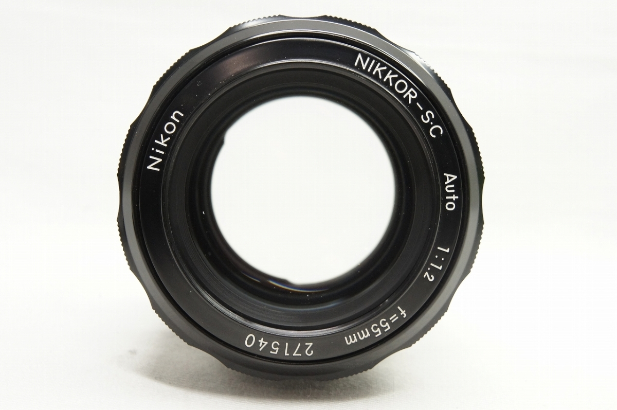 【アルプスカメラ】美品 Nikon ニコン Nikkor-S.C Auto 55mm F1.2 非Ai MF 単焦点レンズ 220320t_画像4