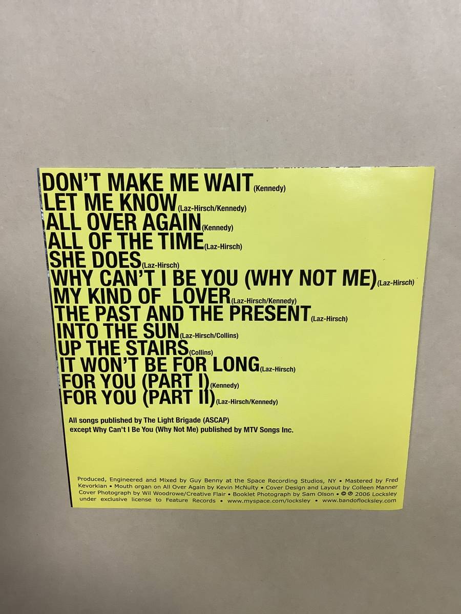 送料無料 LOCKSLEY「DON’T MAKE ME WAIT」輸入盤