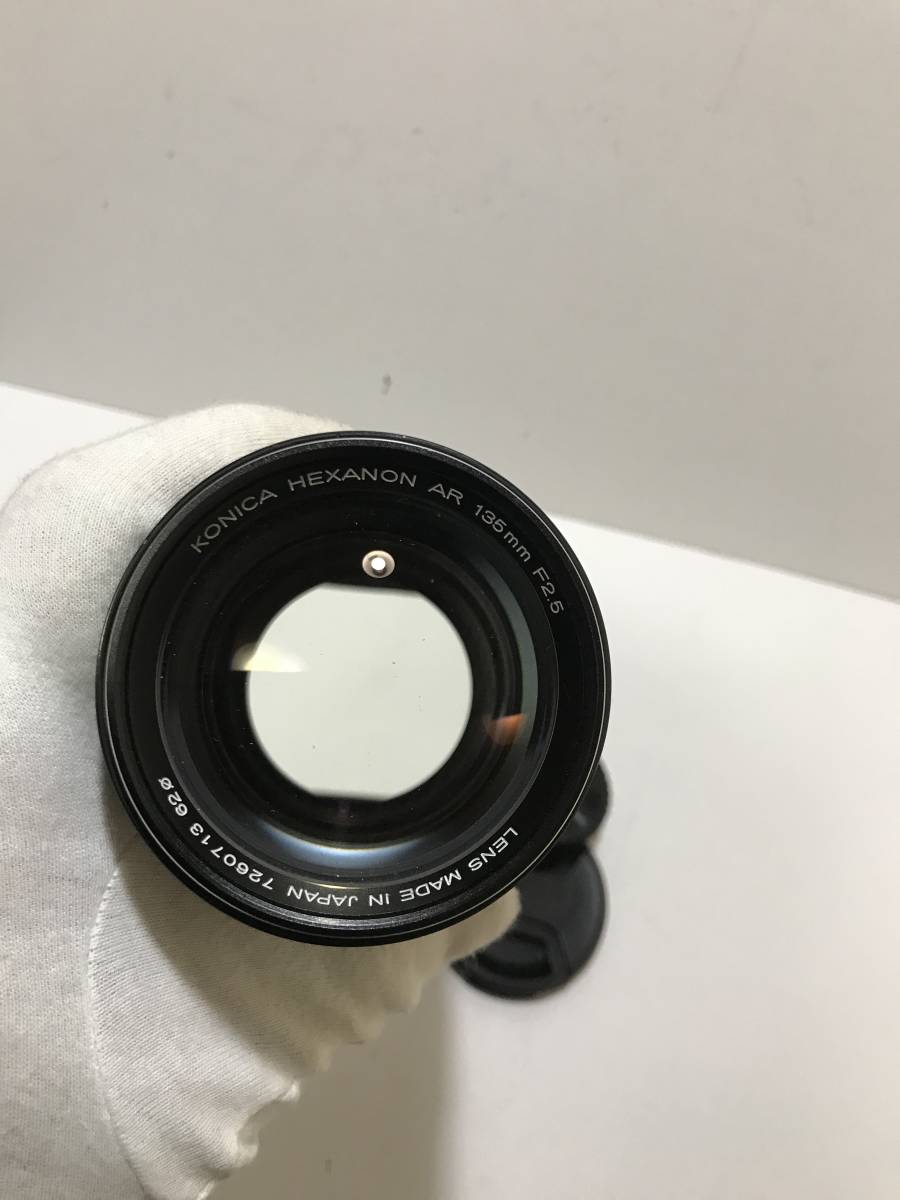 希少 大口径 KONICA HEXANON AR 135mm f2・5 フード内藏 良品 希少 大口径 KONICA HEXANON AR 135mm f2・5 フード内藏 良品