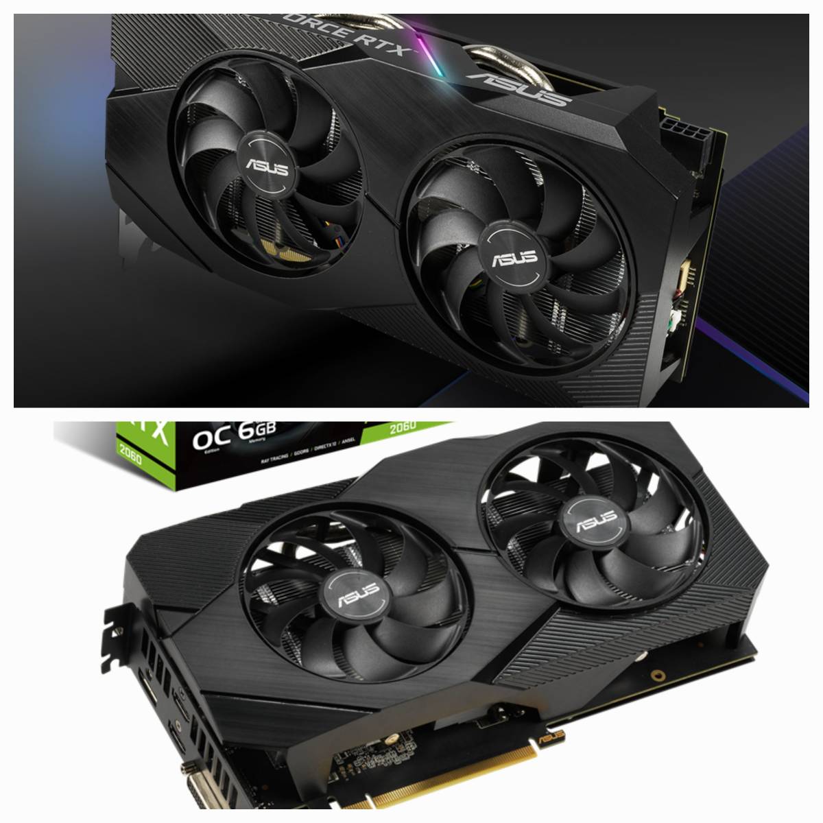 日本代理店正規品 新品未開封品 ASUS DUAL RTX2060 O6G EVO - PCパーツ