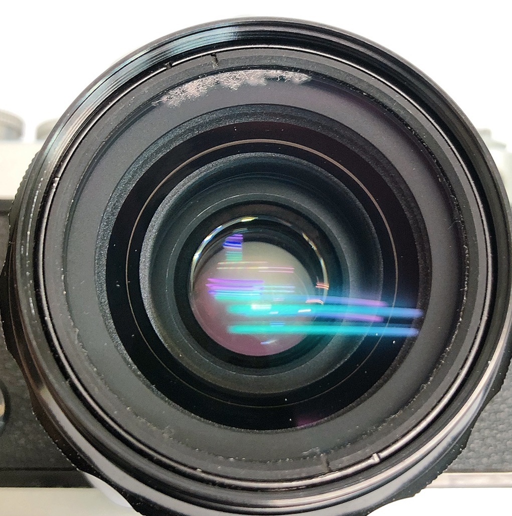 ①ニコン F2 7420921 一眼レフ フィルムカメラ フィルター レンズ ケース付き（NIKKOR-O.C AUTO 35mm 1.2）動作未確認 ジャンク_画像8