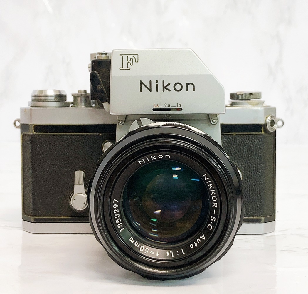 ニコン F 7224498 一眼レフ フィルムカメラ フィルター レンズ付き（NIKKOR-S.C 50mm 1：1.4）動作未確認 ジャンク_画像2