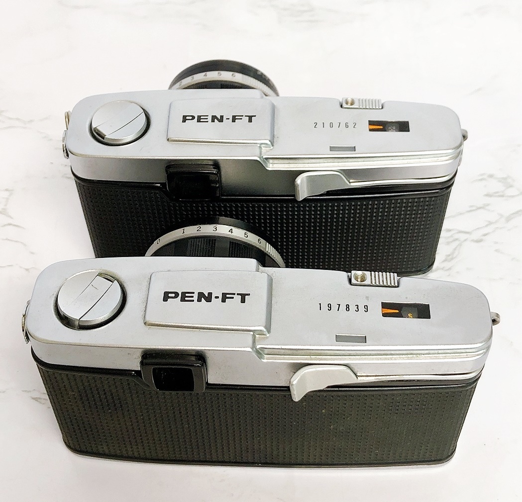 オリンパス PEN-FT フィルムカメラ ケース付き 2台セット（F.ZUIKO AUTO-S 38㎜ 1：1.8）動作未確認 ジャンク_画像7