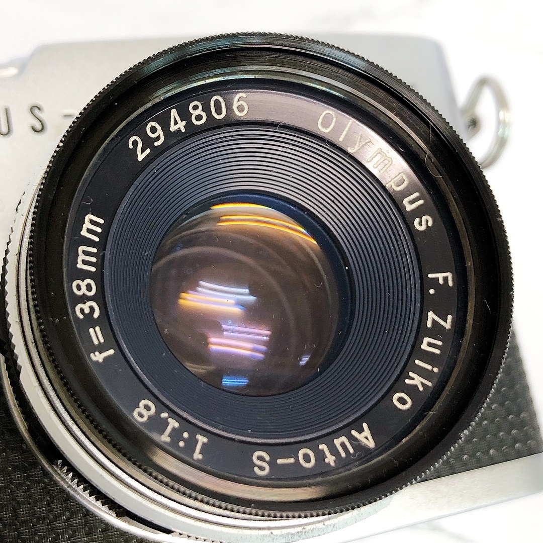 オリンパス PEN-FT フィルムカメラ ケース付き 2台セット（F.ZUIKO AUTO-S 38㎜ 1：1.8）動作未確認 ジャンク_画像5