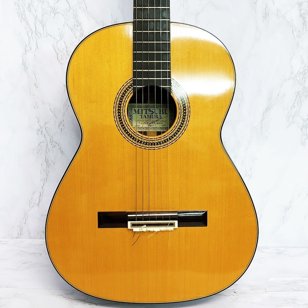 MITSURU TAMURA 田村満 No.2000 クラシックギター 1977年製 ハードケース付 動作未確認 ジャンク