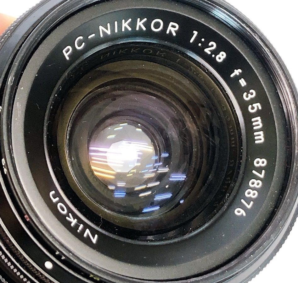 良品 ニコン PC-NIKKOR 35mm 1:2.8 一眼レフカメラレンズ 動作未確認 ジャンク_画像3