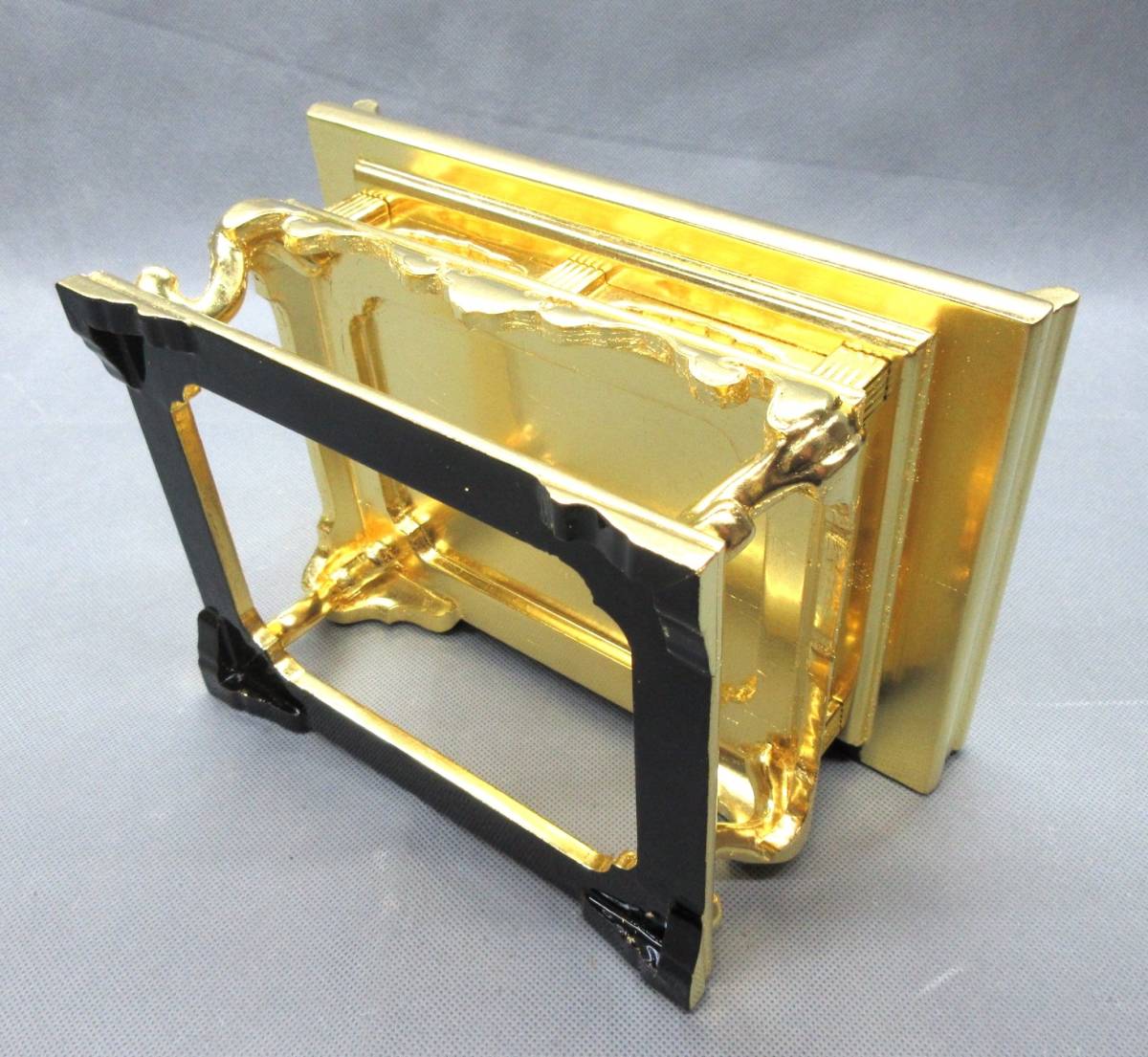 須弥型和讃卓 7寸 純三方金 裏金 #297 仏壇・仏具 須弥型和讃卓 7寸 純三方金 裏金 #297 仏壇・仏具