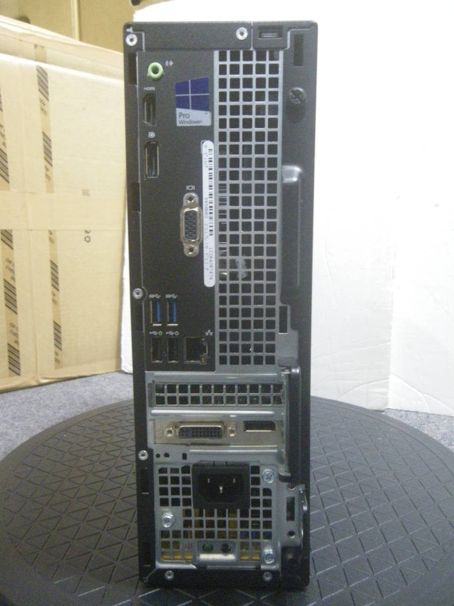 【送料無料】【ジャンク品】DELL OptiPlex 3040 SFF Core i7-6700 3.40GHz 8GBメモリ HDD欠品 ③_画像7