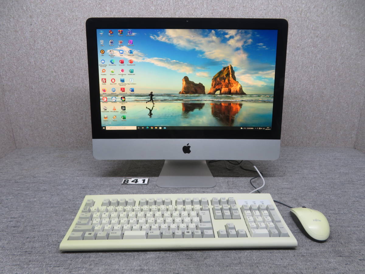 iMac A1311 究極PC◆ 21.5型 ★ PC1台で、ダブル macOS & Windows10◆他の＆Office付き◆ 高性能 Core i3 4CPU / 爆速 SSD 512GB / 8GB
