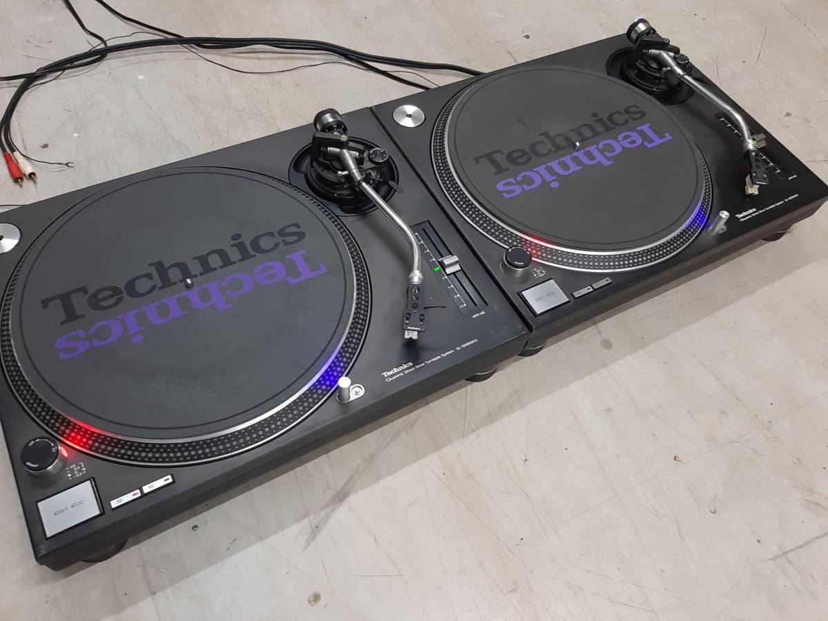 メンテ済!Technics SL-1200 MK3×2台セット!LED、電源ライト新品