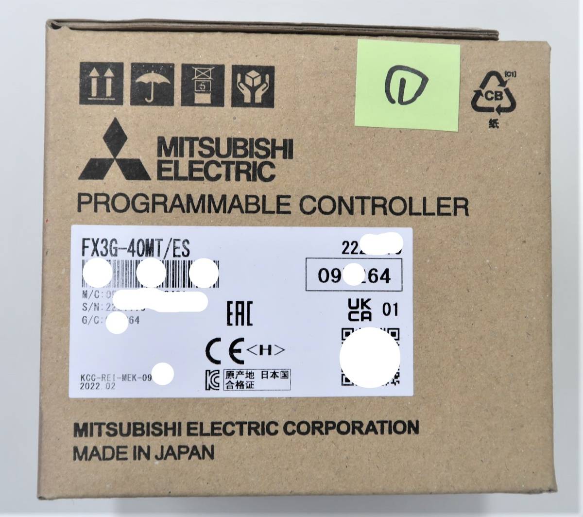 三菱電機 MITSUBISHI シーケンサー【商品名】FX3G-40MT/ES 【新品