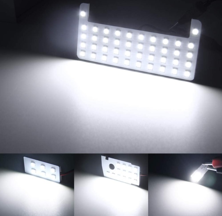 プラド 150系 LEDルームランプ TZ-G/TX"Lパッケージ(7人乗り)　ホワイト 車検対応 送付無料_画像7