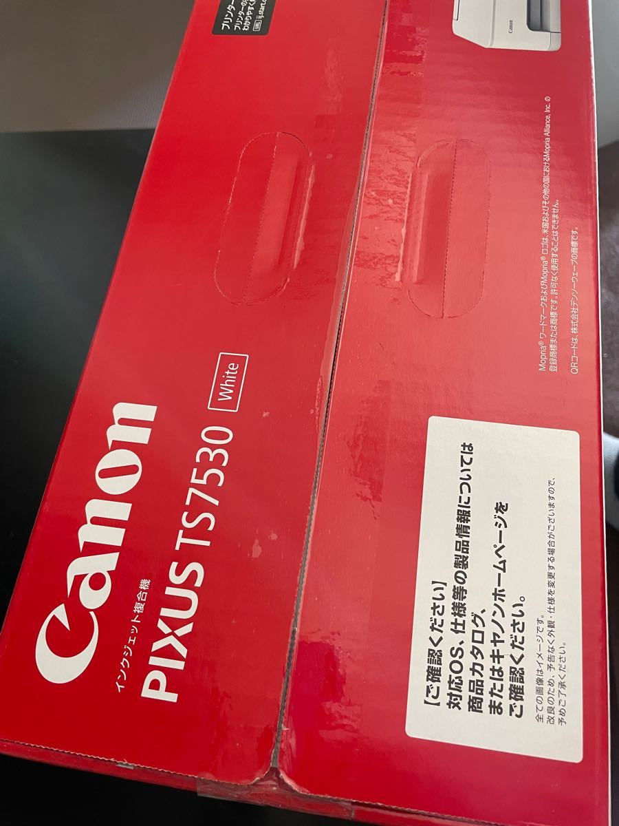 CANON TS7530WH ホワイト PIXUS A4インクジェット複合機 (コピー/スキャナ)