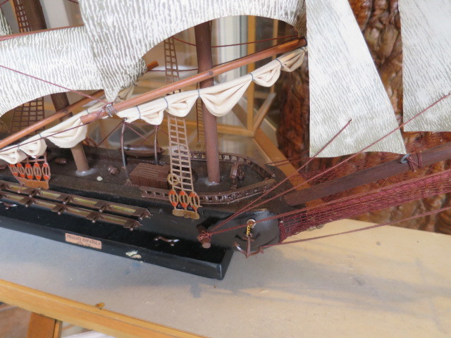 :[ old capital Kyoto ][ sailing boat F-146] machine thing. railroad. ship model.sip model. sailing boat model.. machine .
