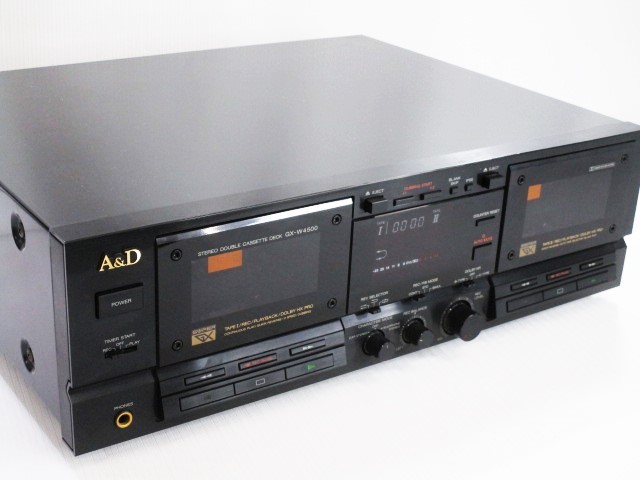 Yahoo!オークション - A&D ダブルカセットデッキ GX-W4500 Yahoo!オークション - A&D ダブルカセットデッキ GX-W4500
