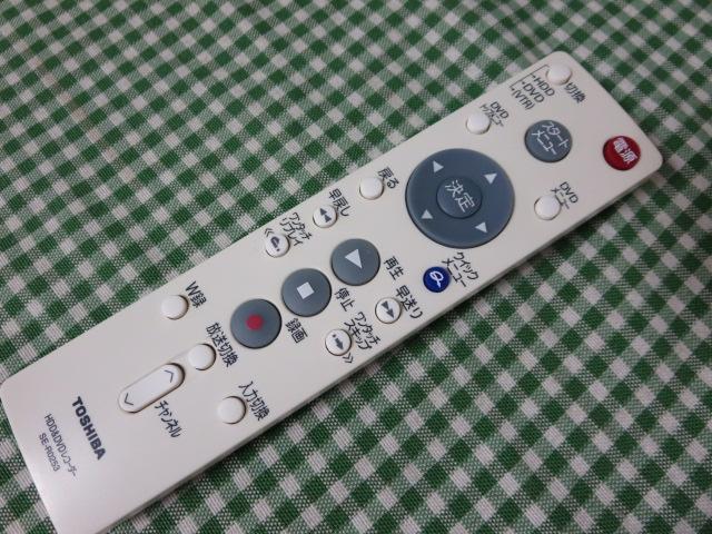 TOSHIBA 東芝 HDD&DVDレコーダー用リモコン SE-R0253_画像1
