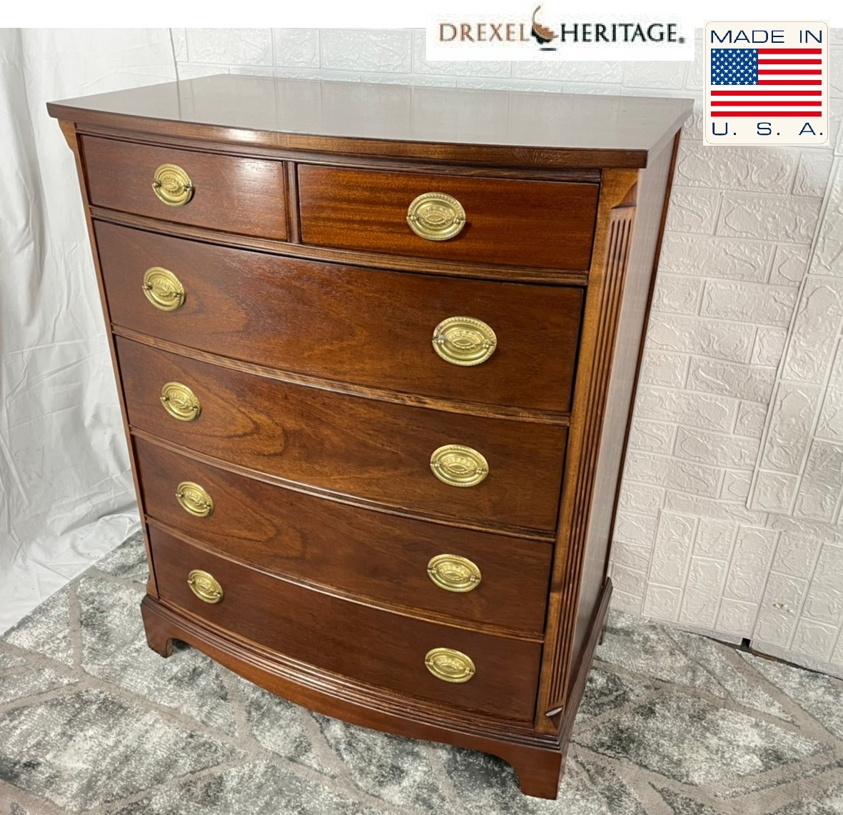 SALE【アメリカ家具】DREXEL HERITAGE 5段チェスト ドレクセル