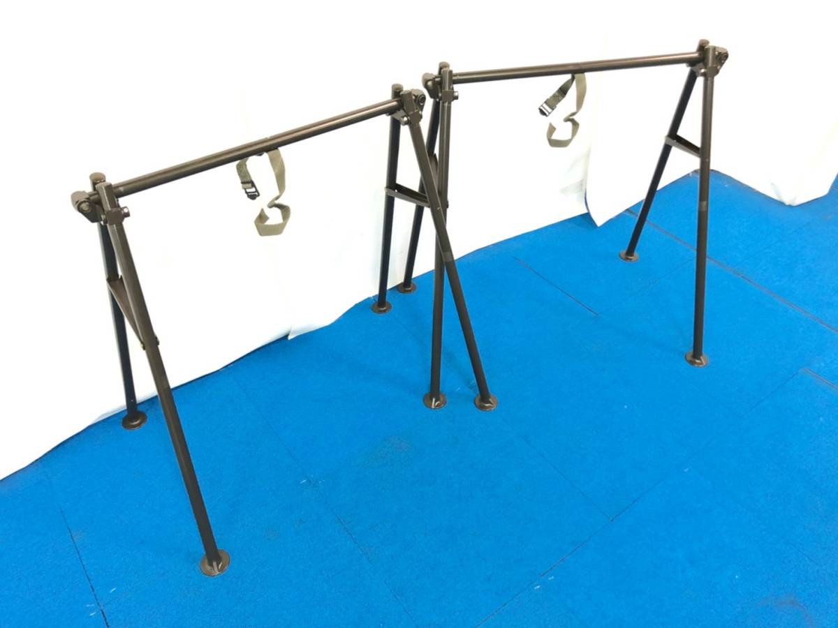 ヤフオク! - 【米軍放出品】未使用品 折りたたみスタンド 2個 タンカ用...