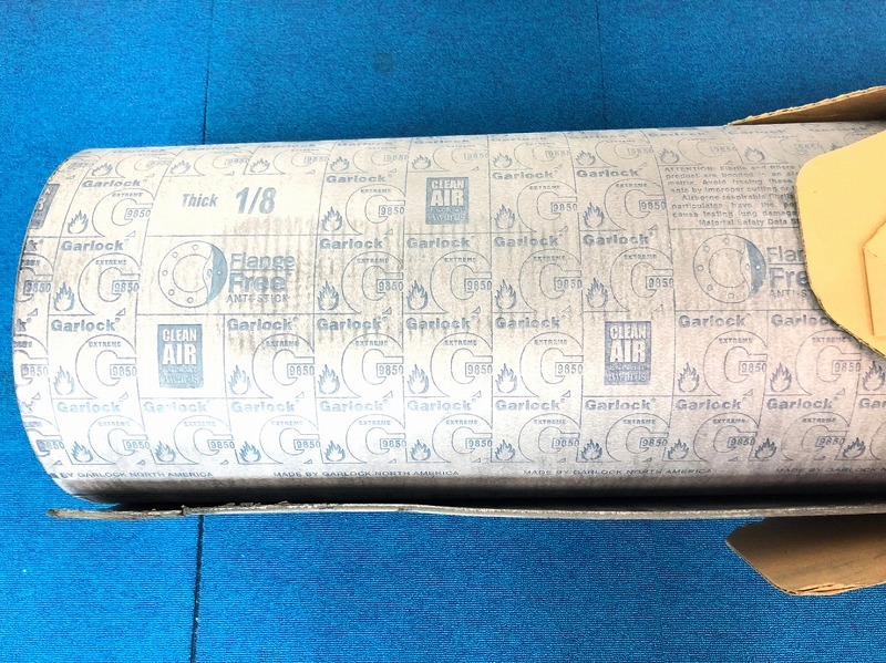 【米軍放出品】未使用品 Garlock 圧縮繊維ガスケットシート 幅153.5cm×長さ3m×4.9mm (240) ☆BC31JK-W_画像2