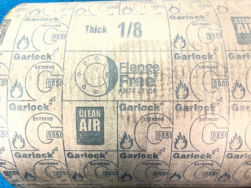 【米軍放出品】未使用品 Garlock 圧縮繊維ガスケットシート 幅153.5cm×長さ3m×4.9mm (240) ☆BC31JK-W_画像3