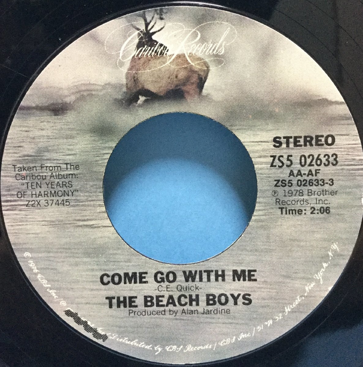 EP 洋楽 The Beach Boys / Come Go With Me 米盤_画像2