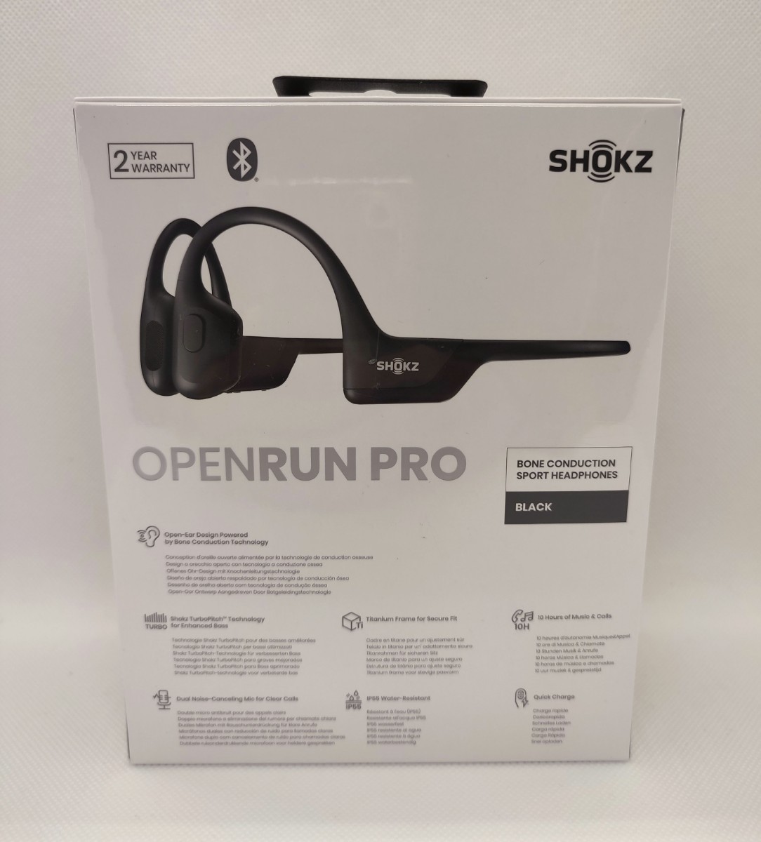 Shokz 骨伝導イヤホン OpenRun Pro ブラック SKZ-EP-000007/ヘッドホン