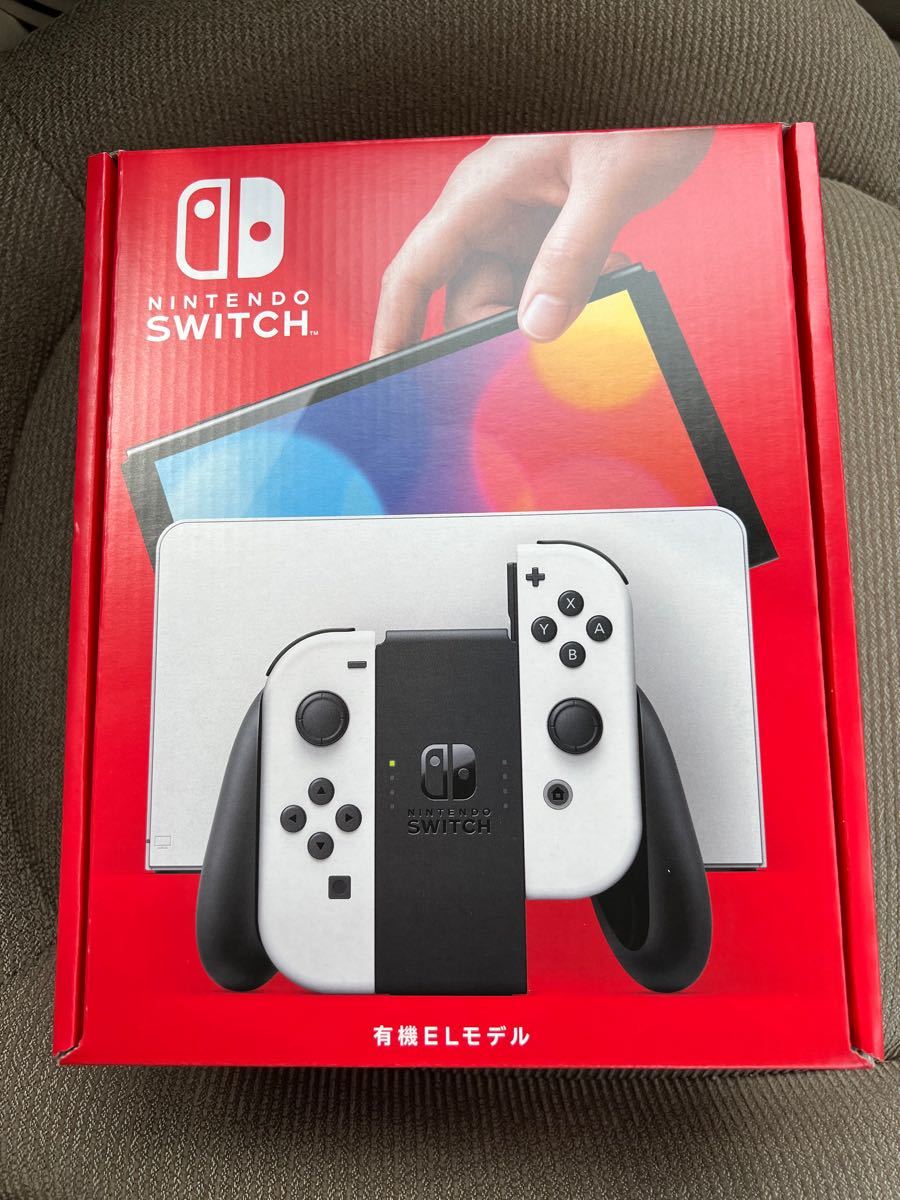 新品未開封】Nintendo Switch 有機EL ホワイト 店舗印あり | www 