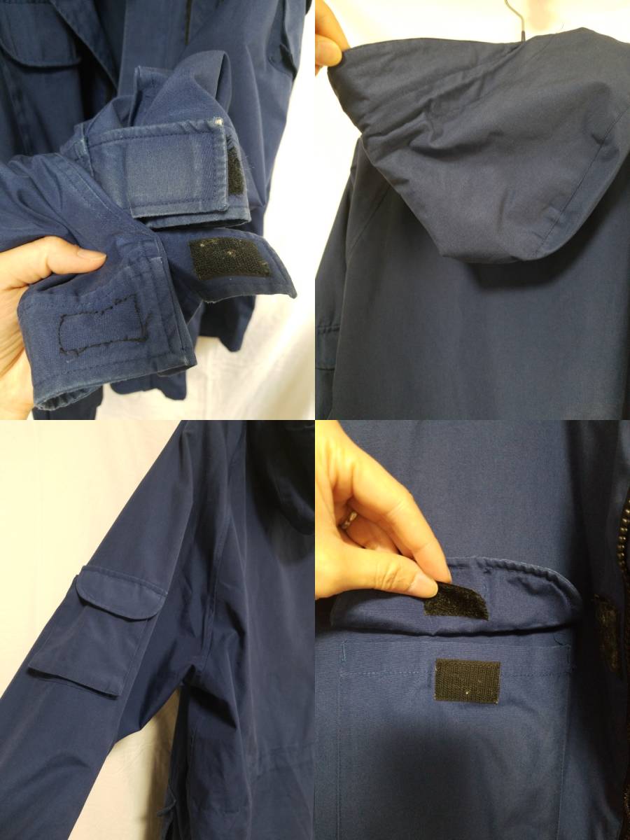 希少 60s 80s 黒タグ前期 エディーバウアー EDDIE BAUER ナイロンジャケット マウンテンパーカー メンズ L ネイビー USA_画像10