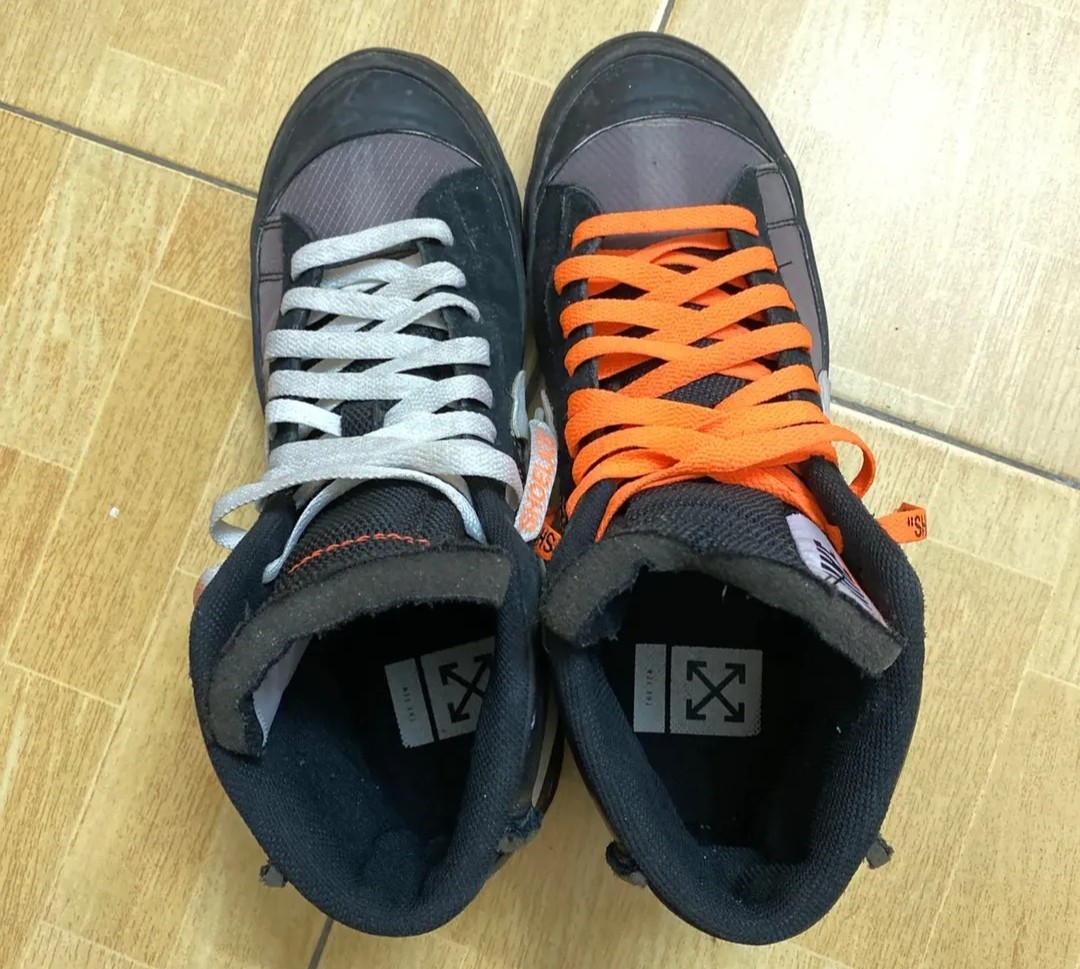 OFF-WHITE × NIKE BLAZER STUDIO MIDオフホワイト×ナイキ ブレーザー