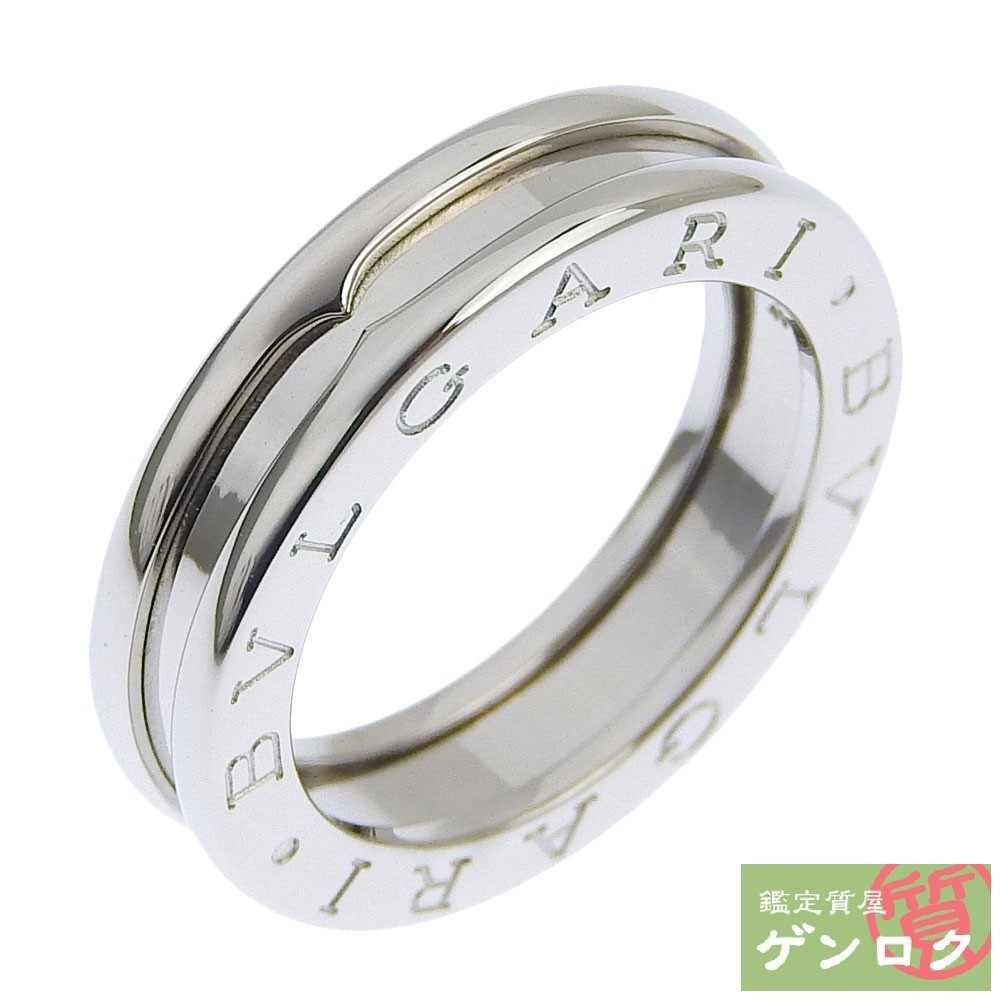 激安】 750 指輪 リング ビーゼロワン ブルガリ 【中古】BVLGARI K18WG