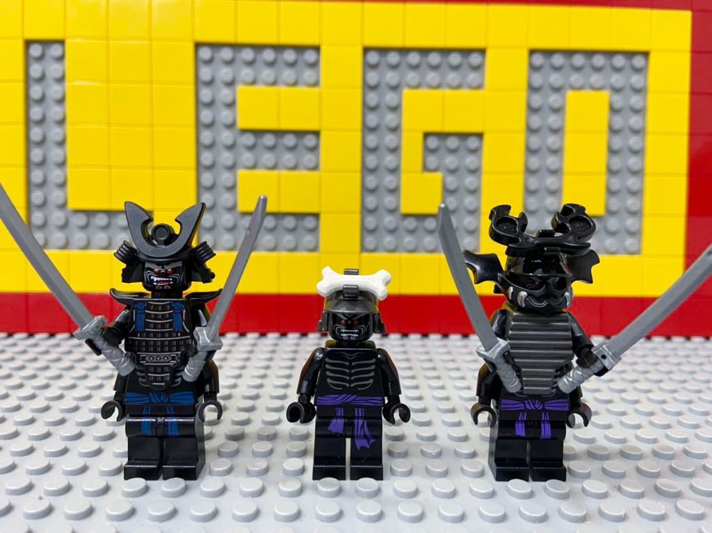 ☆ニンジャゴー☆ レゴ　ミニフィグ　ガーマドン　3種類セット　( LEGO 人形 鎧兜 将軍 侍 敵_画像1