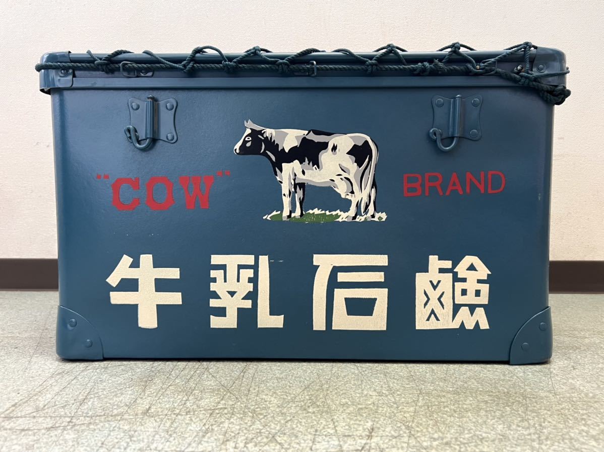 デッドストック 牛乳石鹸 ボテ箱 ネット付 青 未使用 COW BRAND デッドストック 牛乳石鹸 ボテ箱 ネット付 青 未使用 COW BRAND