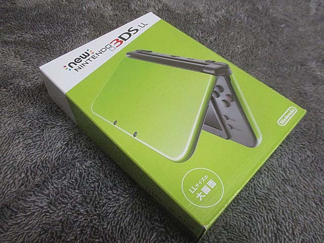 1587) 新品・未使用 NINTENDO 任天堂 new NINTENDO 3DS LL LIME×BLACK
