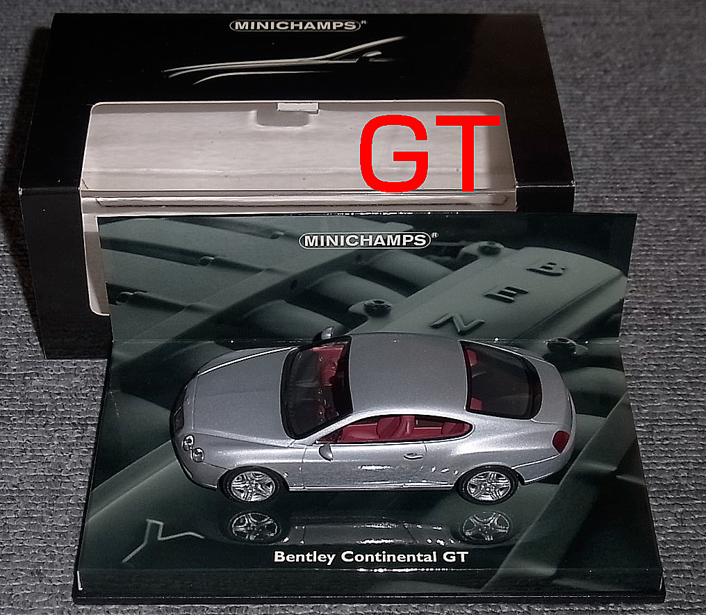 1/43 ベントレー コンチネンタルGT シルバー Bentley CONTINENTAL GT GTC_画像1