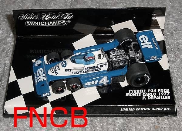 1/43ティレル フォード P34 FNCB デュパイユ 1977 モナコGP ６輪車 Tyrrell FORD モンテカルロ_画像1