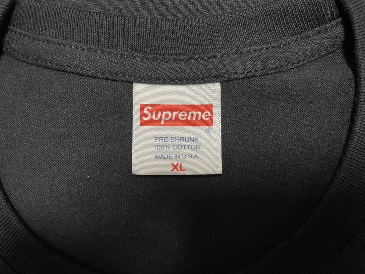 XL Supreme Ralph Steadman Box Logo Tee Black XLarge 22SS シュプリーム ラルフ ステッドマン ボックス ロゴ ブラック 半袖Tシャツ 黒