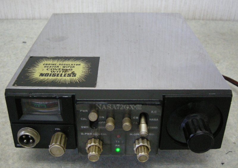 NASA72GX-2 昔懐かしいCB無線機 コレクション 部品取り用(その他 