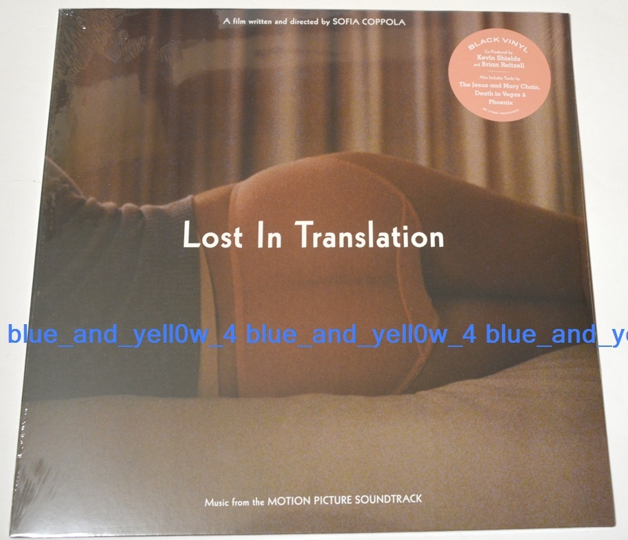 ヤフオク! - 未開封 Lost In Translation Soundtrack LP レ...