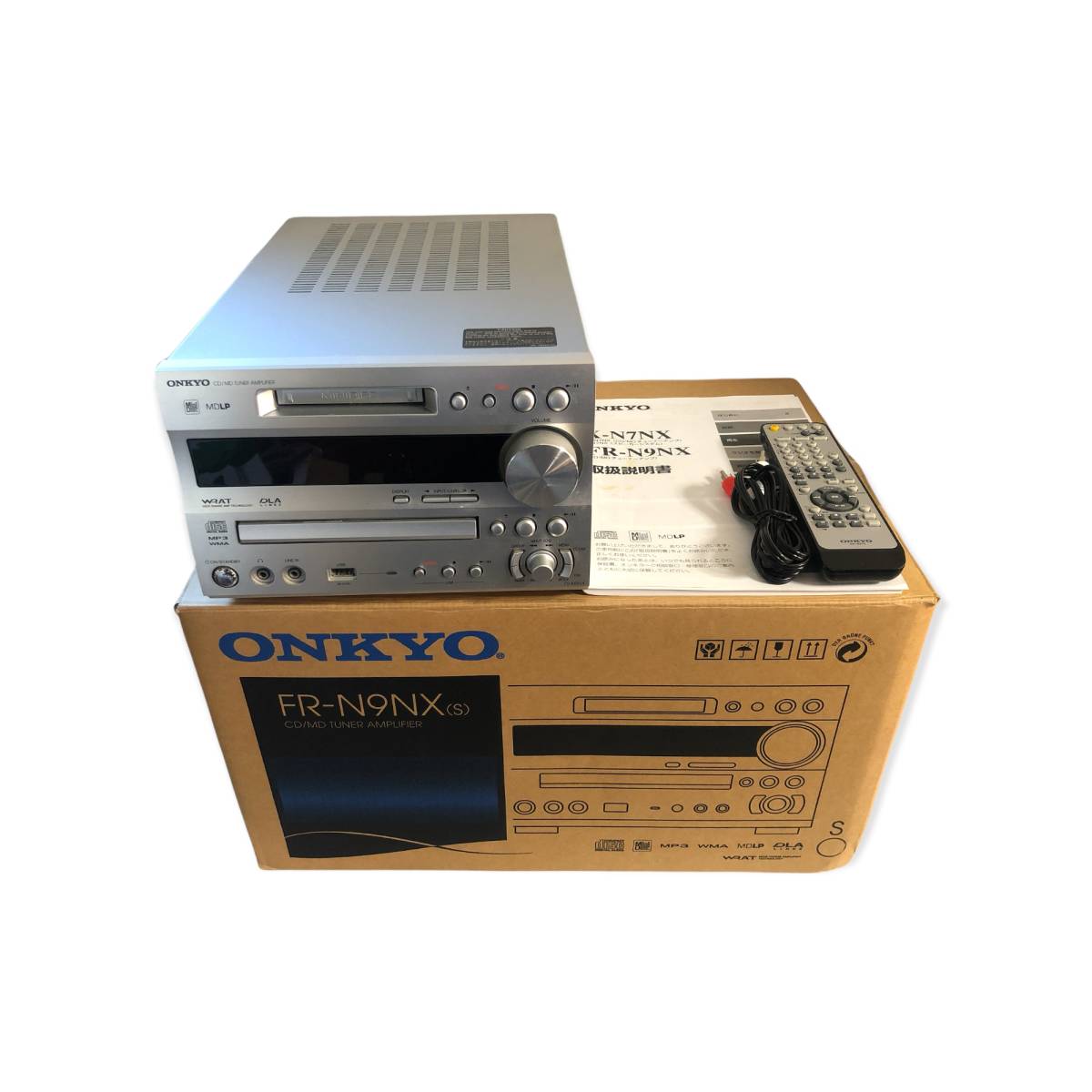 整備済 美品 ONKYO オンキョー CD MD チューナー アンプ FR-N9NX www