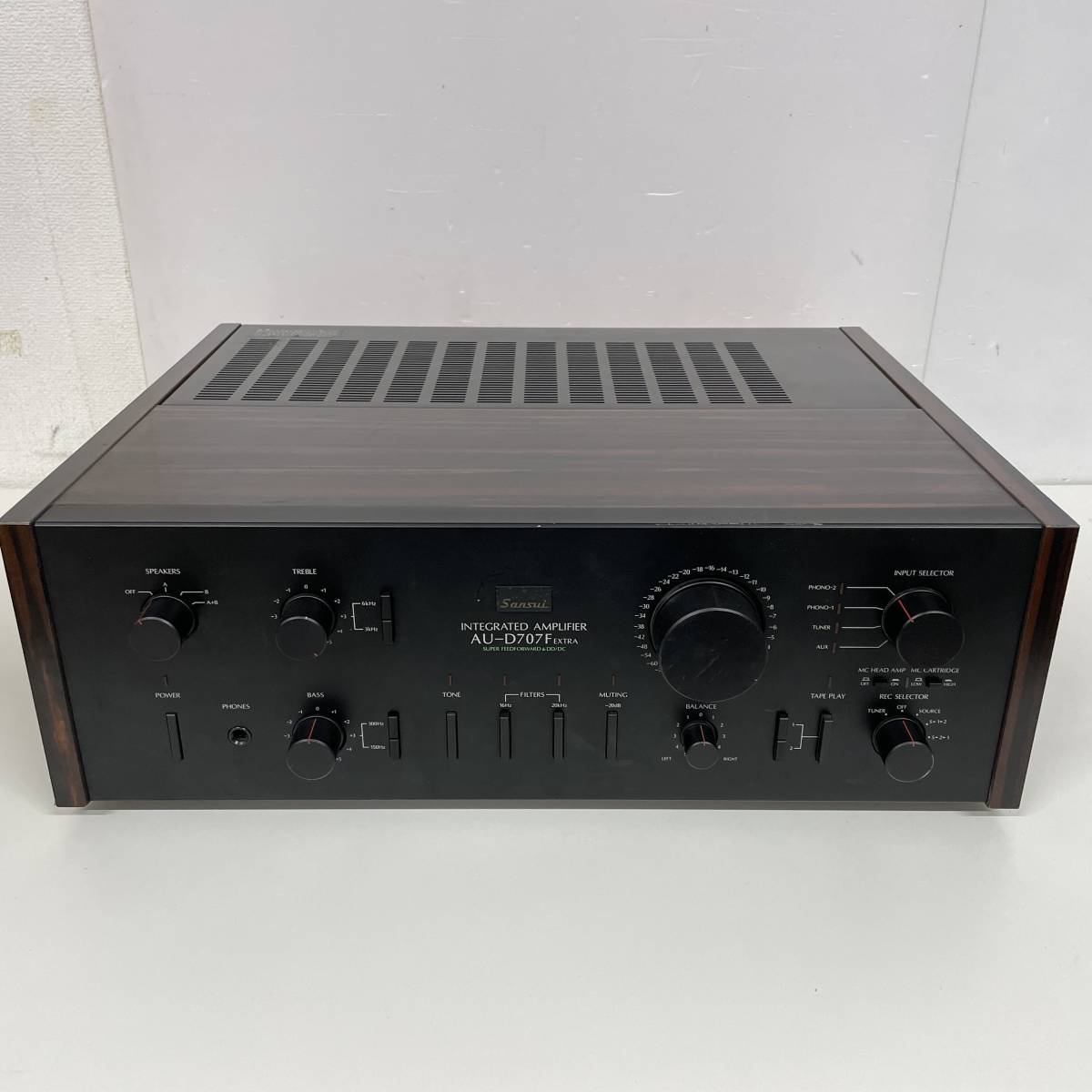 ☆Sansui プリメインアンプ AU-D707F 通電確認済み ジャンク品 (品
