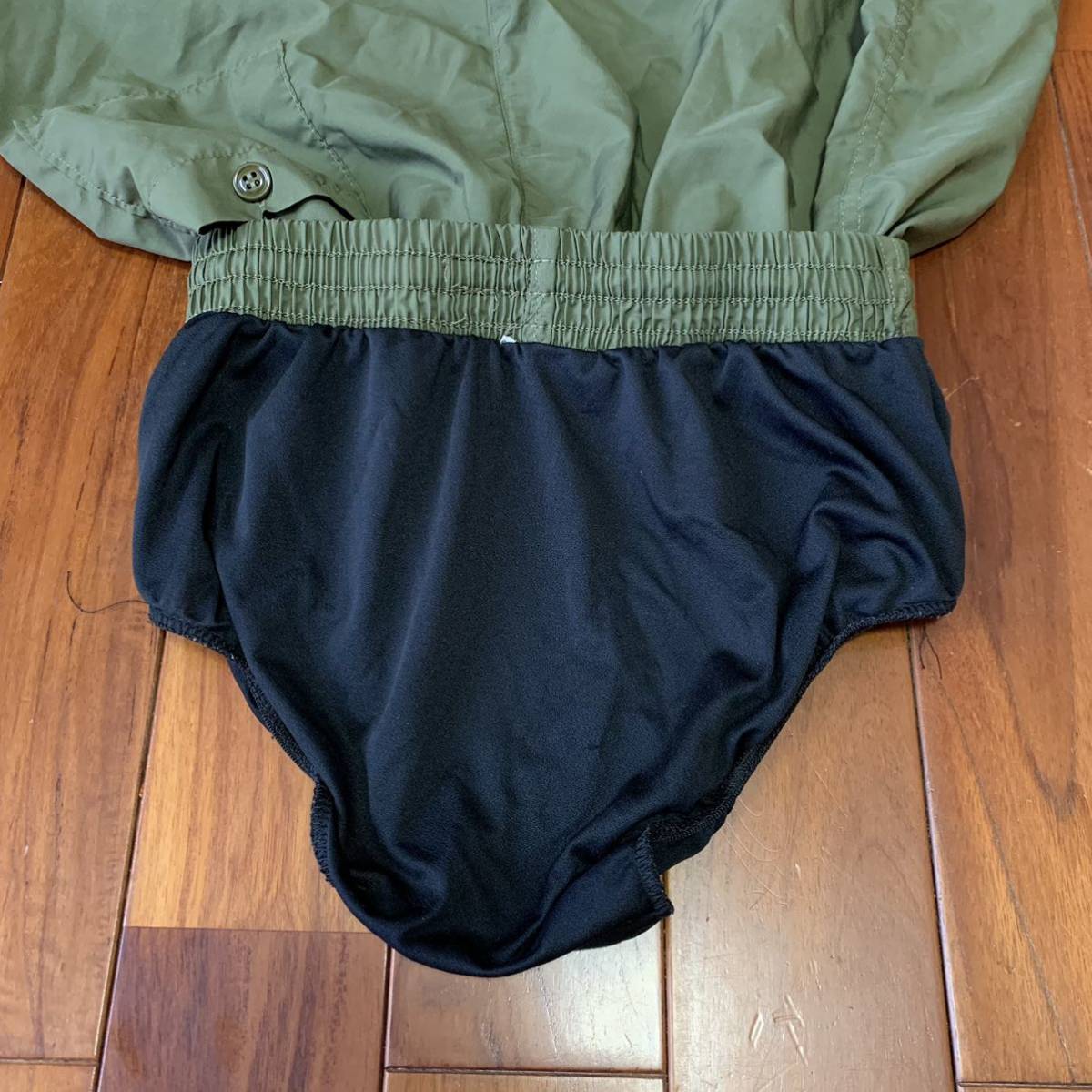 沖縄 米軍放出品 実物 USMC MARIEN TRUNKS GENERAL PORPOSE トレーニングパンツ ショートパンツ OD (管理番号Y4)_画像4