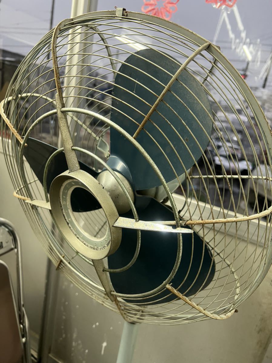 フジ電気 扇風機 Fuji sirent fan 4059 昭和レトロ レトロ扇風機 アンティーク _画像4